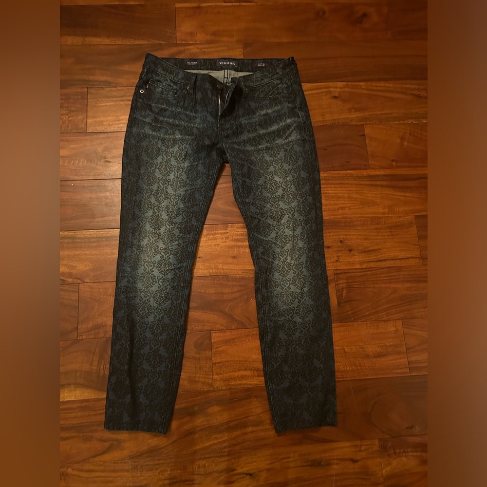 VIGOSS jeans The Jagger Super Skinny waist 30 length 31 stencil distressed